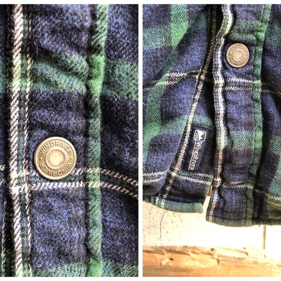 Mens Plaid Work Jacket || Plaid Fall Jacket || Mens 3XL Plaid - Picture 6 of 10